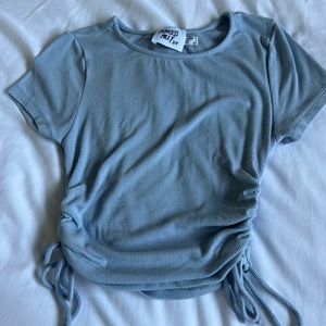 Princess Polly baby blue top